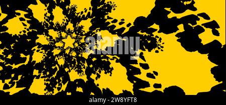 abstract background ,yellow wallpaper with star particle effect Stock Vector