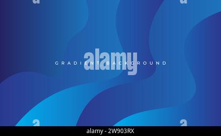 dynamic wave background vector. wavy background vector illustration Stock Vector
