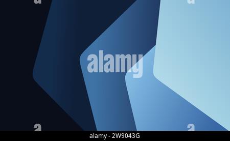 geometric gradient blue background vector. gradient background vector. geometric background Stock Vector