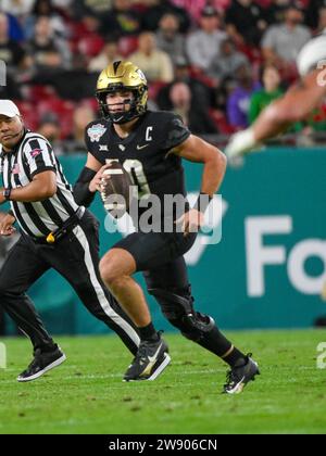 Tampa, USA. 22nd Dec, 2023. December 22, 2023: UCF quarterback John ...