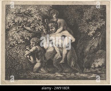 Satyr family, on the move 2012 by Salomon Gessner Stock Photo