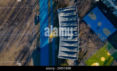 Centro Sportivo Comunale di San Donato Milanese, Milano, Italia. Parco