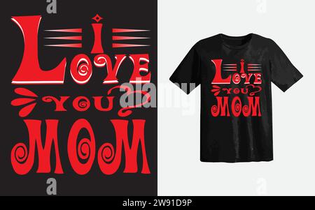 Lovely mammy or Dog mother wine lover Happy mother's day shirt print template, Amazing Loving Selfless Strong Mom | Happy mothers day . Stock Vector