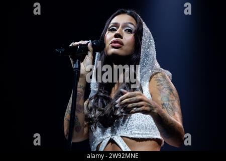 AMSTERDAM - The Dutch singer Tabitha during an AFAS Live performance. The artist gives her biggest concert to date with her show 'Life Lessons'. ANP PAUL BERGEN netherlands out - belgium out Stock Photo