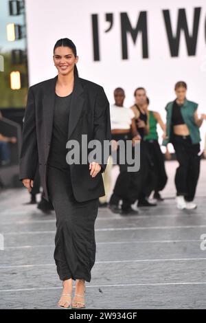 Kendall Jenner, Eva Longoria,  Andie MacDowell, Viola Davis and Aishwarya Rai  walk the runway during 'Le Défilé L'Oréal Paris - Walk Your Worth' Stock Photo