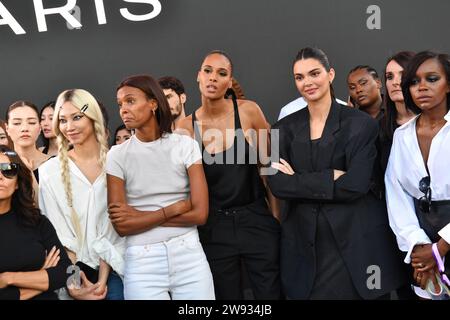 Kendall Jenner, Eva Longoria,  Andie MacDowell, Viola Davis and Aishwarya Rai  walk the runway during 'Le Défilé L'Oréal Paris - Walk Your Worth' Stock Photo