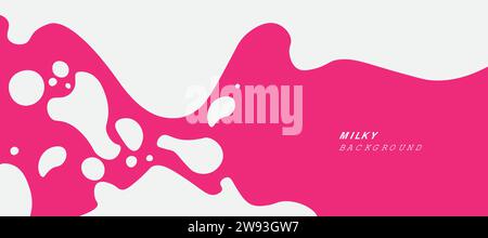 milky background vector illustration. fluid background vector. Stock Vector