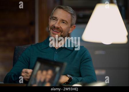 RELEASE DATE: January 26, 2024. TITLE: Miller's Girl. STUDIO: Lionsgate. DIRECTOR: Jade Halley Bartlett. PLOT: A creative writing assignment yields complex results between a teacher and his talented student.. STARRING: MARTIN FREEMAN as Jonathan Miller. (Credit Image: © Lionsgate/Entertainment Pictures/ZUMAPRESS.com) EDITORIAL USAGE ONLY! Not for Commercial USAGE! Stock Photo