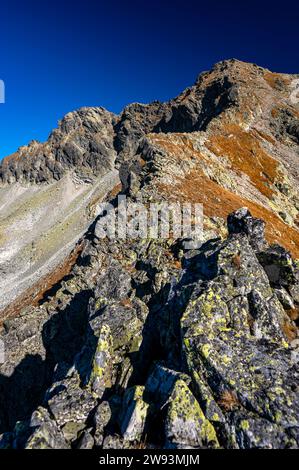 Mount Rysy The Mount Rysy. Autumn landscape of the High Tatras. One of the most ...