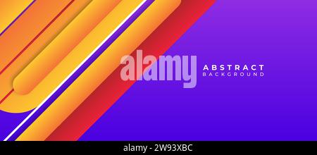 colorful geometric background vector. geometric background vector illustration. Suit for banner, brochure, cover, flyer, poster. Stock Vector
