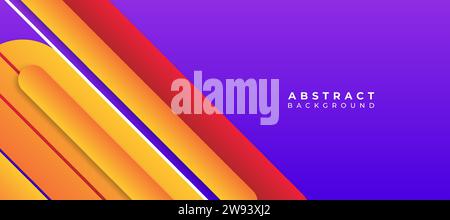 colorful geometric background vector. geometric background vector illustration. Suit for banner, brochure, cover, flyer, poster. Stock Vector
