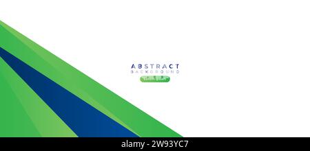geometric blue green background vector. geometric background vector illustration. Suit for banner, brochure, cover, flyer, poster. Stock Vector