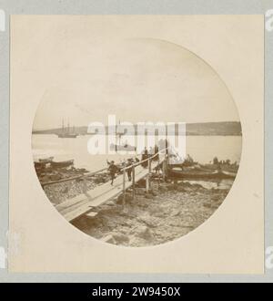 People on a climber, 1889 photograph  Norway paper. cardboard   Norway Stock Photo