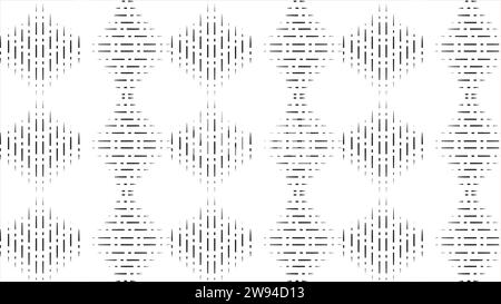 Abstract simple geometric vector seamless pattern with gold line texture on a white background Stock Vector