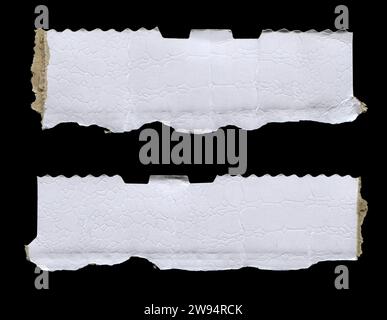 Blank white cardboard texture background Stock Photo