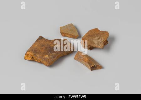 Shards of jugs from the wreck of the East Indians Hollandia, Anonymous, 1700 - in Or Before 1743  Stoneware, Rhenish, Frechen-ware, jug; fragm of bodies. Cologne stoneware   Second Stock Photo