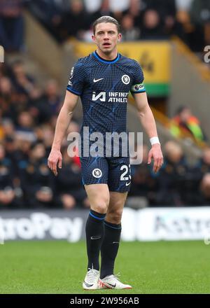 Wolverhampton, UK. 24th Dec, 2023. Conor Gallagher of Chelsea, during the Premier League match Wolverhampton Wanderers vs Chelsea at Molineux, Wolverhampton, United Kingdom, 24th December 2023 (Photo by Gareth Evans/News Images) Credit: News Images LTD/Alamy Live News Stock Photo