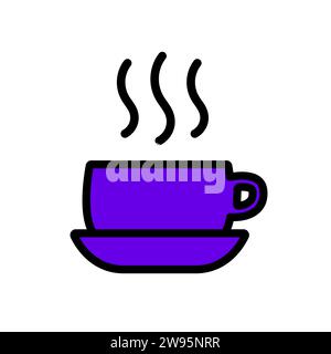 Coffee cup icon. Tea cup symbol. Vector clipart. Stock Vector
