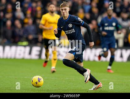 Wolverhampton, UK. 24th Dec, 2023. Cole Palmer of Chelsea during the Premier League match at Molineux, Wolverhampton. Picture credit should read: Andrew Yates/Sportimage Credit: Sportimage Ltd/Alamy Live News Stock Photo