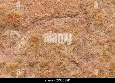 Beautiful pink and cream coloured sandstone rugged background Stock Photo