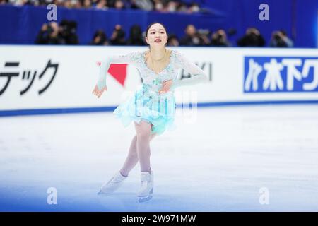 Maria Egawa,  DECEMBER 22, 2023 - Figure Skating :  Japan Figure Skating Championships 2023  Women's Short Program  at Big Hat in Nagano, Japan.  (Photo by Naoki Morita/AFLO SPORT) Stock Photo