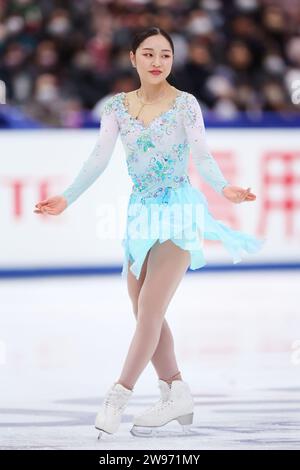 Maria Egawa,  DECEMBER 22, 2023 - Figure Skating :  Japan Figure Skating Championships 2023  Women's Short Program  at Big Hat in Nagano, Japan.  (Photo by Naoki Morita/AFLO SPORT) Stock Photo