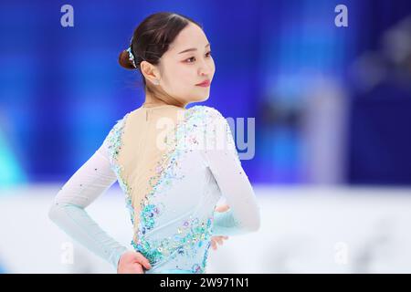 Maria Egawa,  DECEMBER 22, 2023 - Figure Skating :  Japan Figure Skating Championships 2023  Women's Short Program  at Big Hat in Nagano, Japan.  (Photo by Naoki Morita/AFLO SPORT) Stock Photo