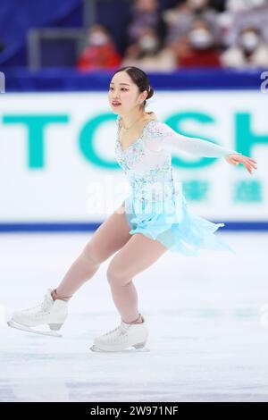 Maria Egawa,  DECEMBER 22, 2023 - Figure Skating :  Japan Figure Skating Championships 2023  Women's Short Program  at Big Hat in Nagano, Japan.  (Photo by Naoki Morita/AFLO SPORT) Stock Photo