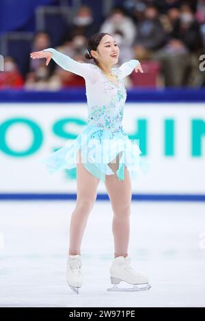 Maria Egawa,  DECEMBER 22, 2023 - Figure Skating :  Japan Figure Skating Championships 2023  Women's Short Program  at Big Hat in Nagano, Japan.  (Photo by Naoki Morita/AFLO SPORT) Stock Photo