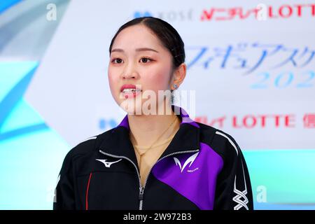 Maria Egawa,  DECEMBER 22, 2023 - Figure Skating :  Japan Figure Skating Championships 2023  Women's Short Program  at Big Hat in Nagano, Japan.  (Photo by Naoki Nishimura/AFLO SPORT) Stock Photo