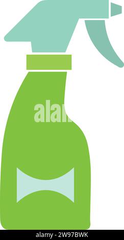 Cleaning spray bottle colorful icon | Window cleaner | Cleaning spray symbol Stock Vector