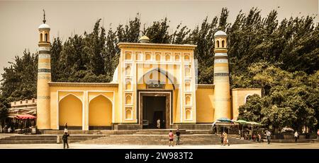 Id Kah Mosque in Kashgar, China. Stock Photo