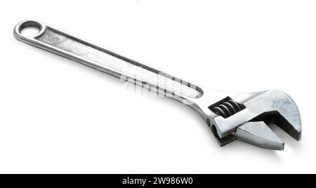 tool gas wrench on white isolated background Stock Photo