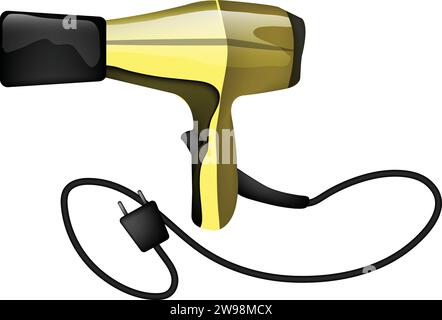 VECTOR HAIR DRYER Stock Vector