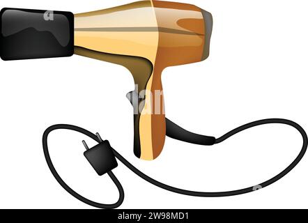 VECTOR HAIR DRYER Stock Vector