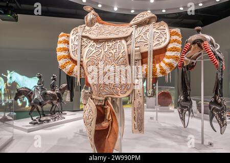 Fort Worth, Texas - November 5, 2023: visiting the cowgirl museum and the hall of fame in Fort Worth, USA. Stock Photo