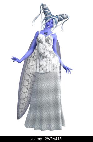sachin and babi light blue dress Winter Fairy Tutu Dress With Cloak: Snowflake Costume