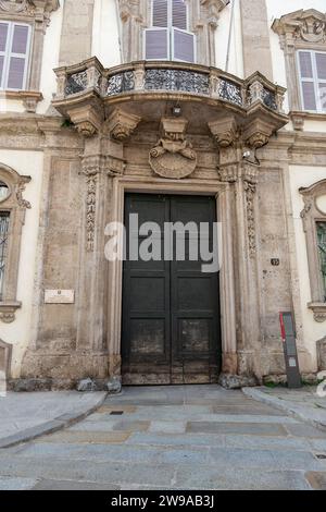 Milan, Italy, July 31, 2023. Palazzo Cusani, Ministry of War, NATO Representative Office Stock Photo