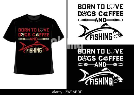 Fishing shirt, vintage fishing t-shirt, typography fishing t-shirt, fishing quote t-shirt, fish man, fish lover, vector illustration, trendy. Stock Vector