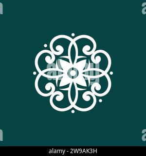 Ornament Logo Simple. Seamless Pattern Stock Vector