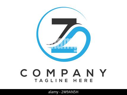 Initial Monogram Letter Z Logo Design Vector Template. Modern letter logo design Stock Vector