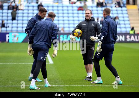 Coventry City Goalkeepers Ben Wilson, Bradley Collins, Simon Moore And ...