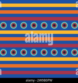 aso oke african print Stock Vector