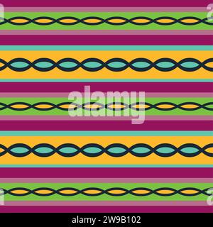 aso oke fashion Stock Vector