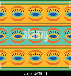 aso oke nigerian ornament Stock Vector