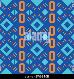 aso oke fabric Stock Vector