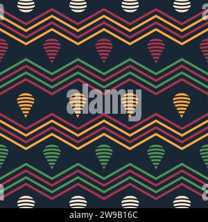 aso oke traditional Stock Vector