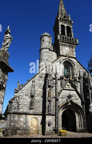 Notre-Dame de Confort de Meilars church, Confort-Meilars, Cap Sizun, Finistere, Bretagne, France, Europe Stock Photo