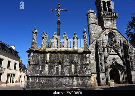 Notre-Dame de Confort de Meilars church, Confort-Meilars, Cap Sizun, Finistere, Bretagne, France, Europe Stock Photo