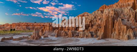 Panaca Formation, Cathedral Gorge State Park, Nevada, USA Stock Photo